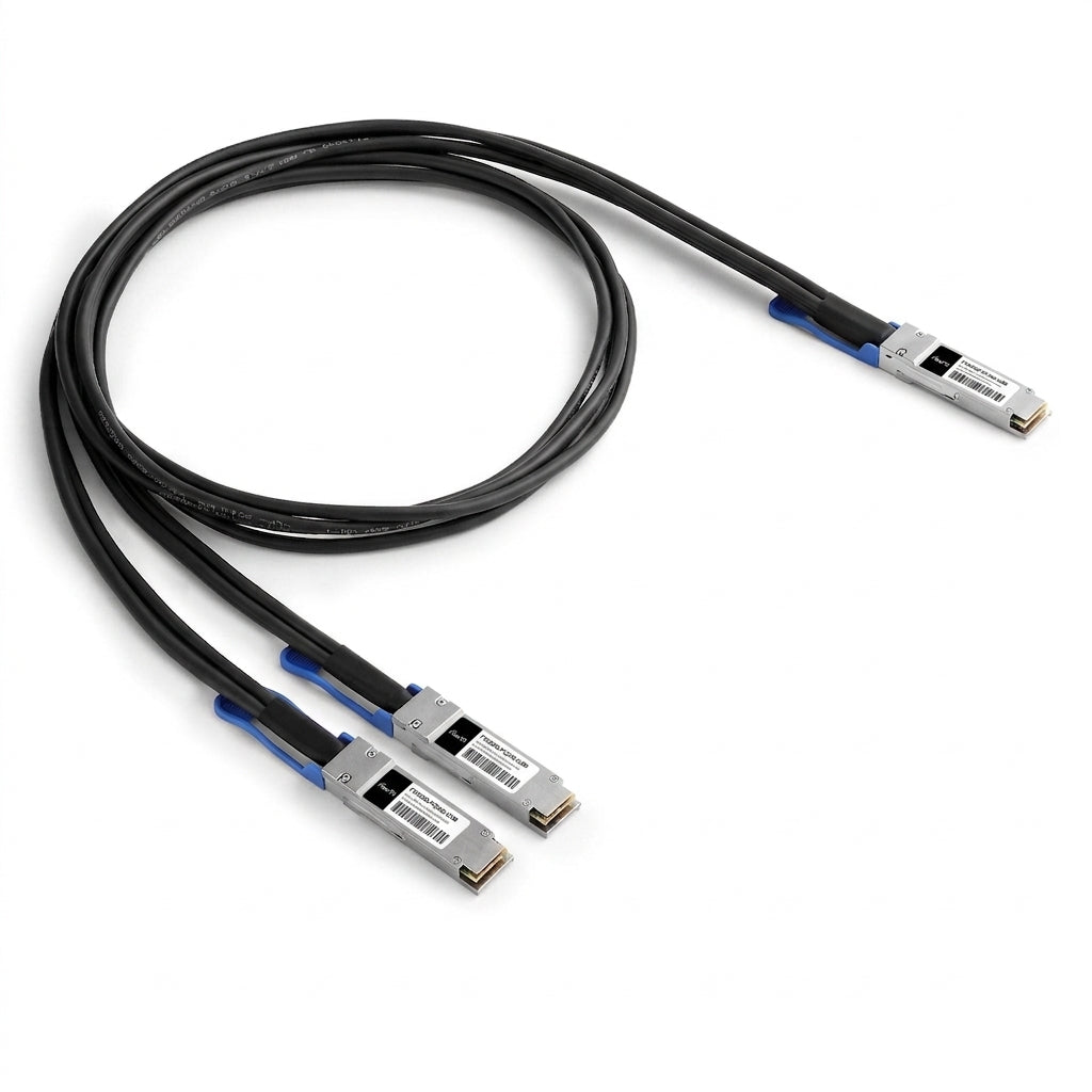 200G QSFP56 to 2x100G QSFP56 DACケーブル