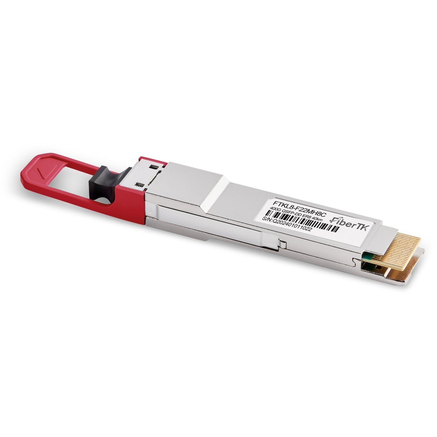 400G QSFP-DD ER8 40km 光モジュール(1277.89, 1282.26, 1286.66, 1291.10
1295.56, 1300.58, 1304.58, 1309.14 425Gbps )