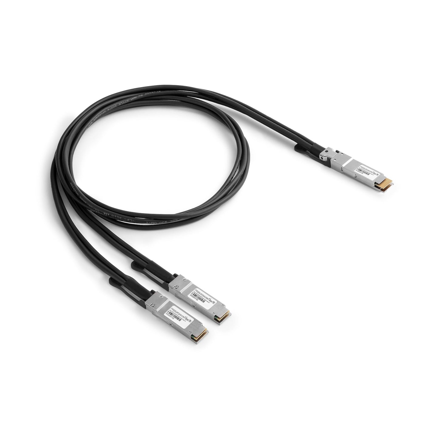 400G QSFP-DD to 2x200G QSFP56 DACケーブル