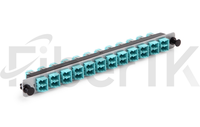 1U 24xLC-Duplex 48-core OM4 Fiber Patch Panel