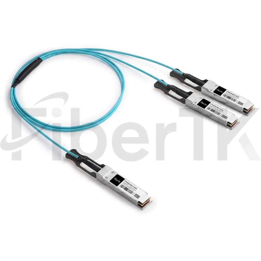 100G QSFP28 to 2x50G QSFP28 AOCケーブル