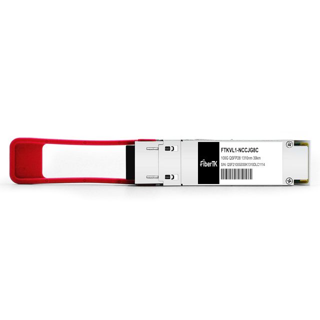 100GBASE-ER QSFP28 1310nm 30km(without FEC)/40km(with FEC) Duplex LC SMF
