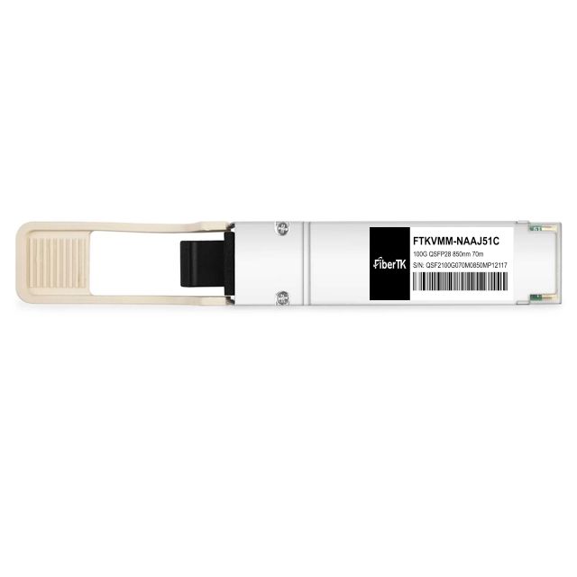 100GBASE-SR QSFP28 850nm 70m on OM3/100m on OM4 MPO/MTP-12 MMF