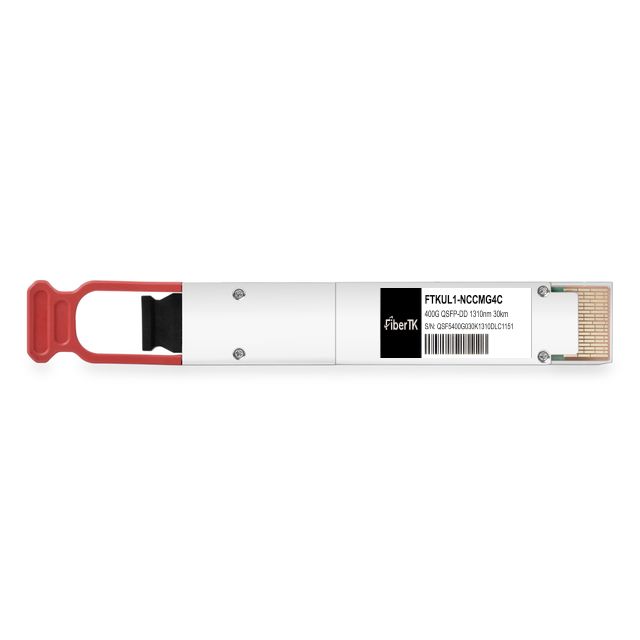 400GBASE-ER4 QSFP-DD 1310nm 30km Duplex LC SMF