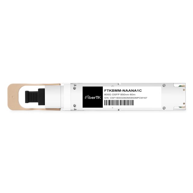 800GBASE-SR8 OSFP 850nm 60m on OM3/100m on OM4 MPO/MTP-16/24 MMF