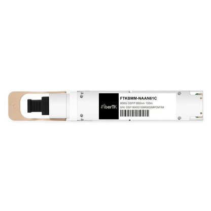 800GBASE-SR8 OSFP 850nm 100m on OM3/150m on OM4 MPO/MTP-16/24 MMF