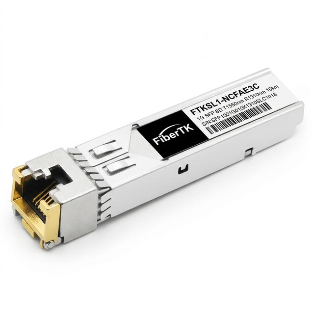 1000BASE-LR SFP BiDi 1550nm-TX/1310nm-RX 10km Simplex LC