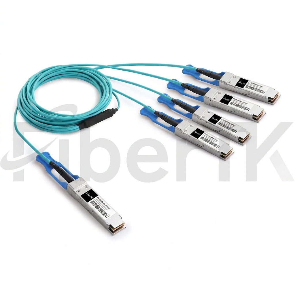 200G QSFP56 to 4x50G QSFP56 AOCケーブル