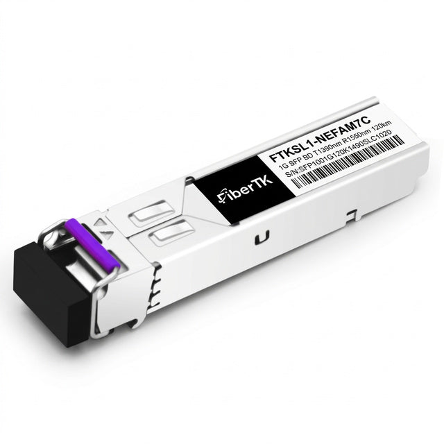 1000BASE-ZR+ SFP BiDi 1490nm-TX/1550nm-RX 120km Simplex LC