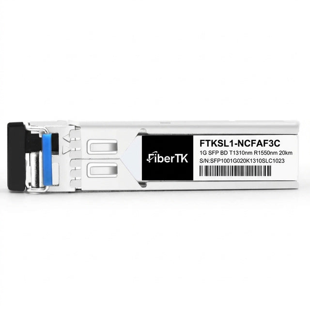 1000BASE-LR+ SFP BiDi 1310nm-TX/1550nm-RX 20km Simplex LC