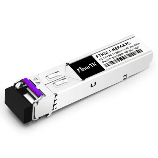 1000BASE-ZR SFP BiDi 1490nm-TX/1550nm-RX 80km Simplex LC