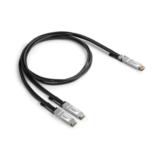 400G QSFP-DD to 2x200G QSFP56 DACケーブル