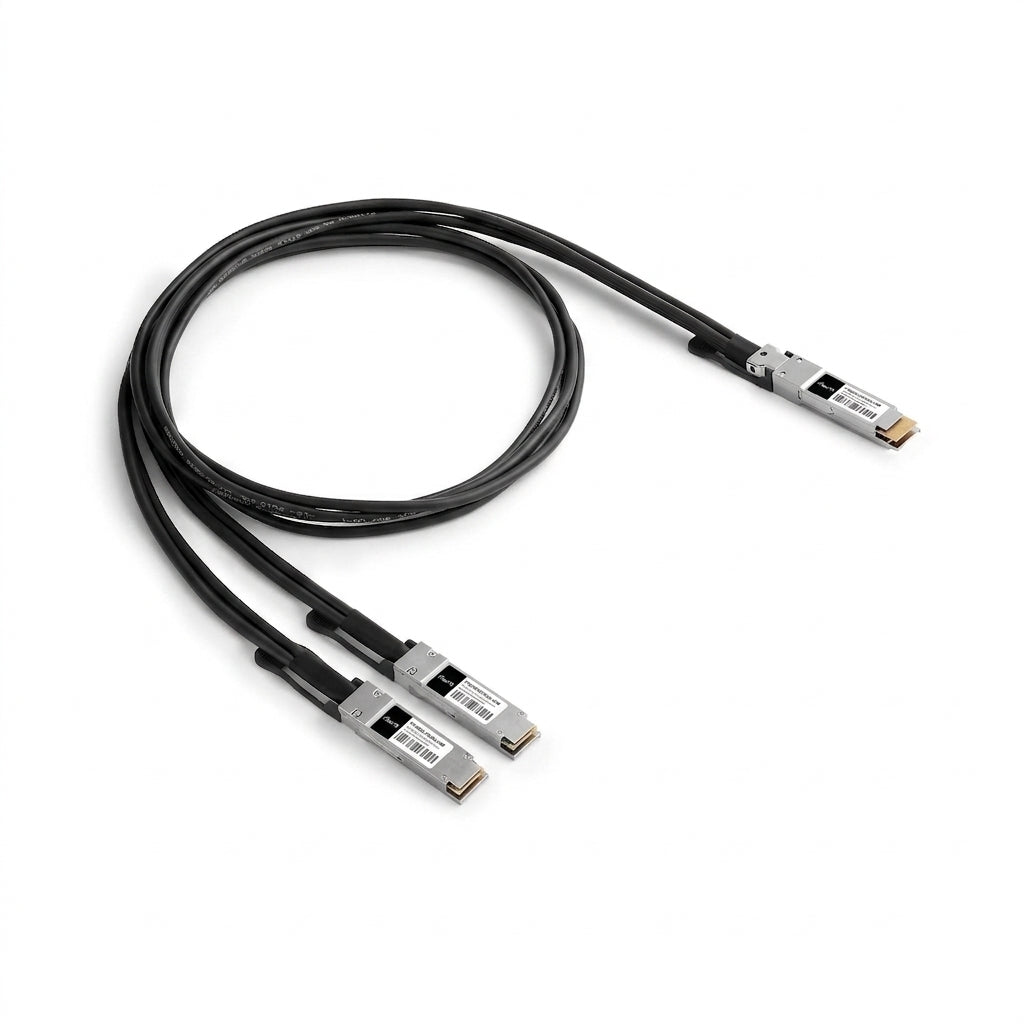 400G QSFP-DD to 2x200G QSFP56 DACケーブル