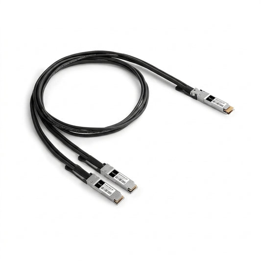 400G QSFP-DD to 2x200G QSFP56 DACケーブル