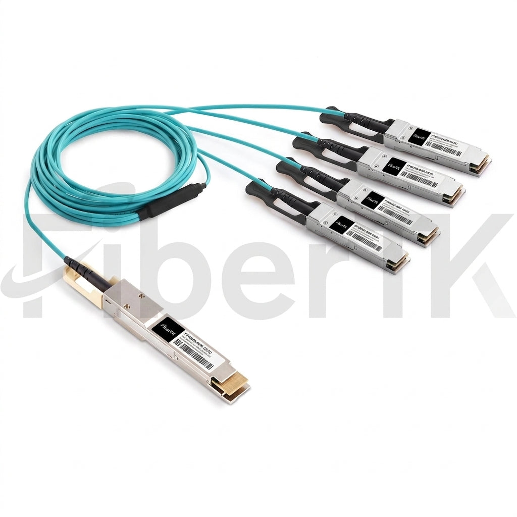 400G QSFP-DD to 4x100G QSFP56 AOCケーブル