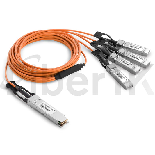 40G QSFP+ to 4x10G SFP+ AOCケーブル
