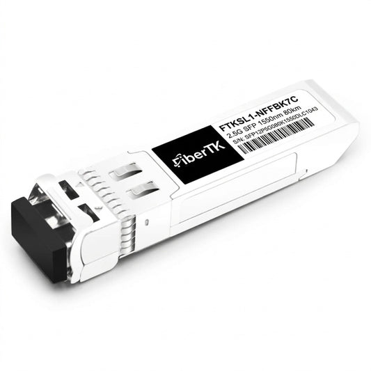 2.5GBASE-ZR SFP 1550nm 80km Duplex LC SMF