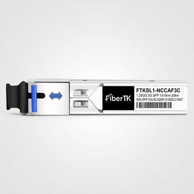 TX-1.25G/RX-2.5G LR+ SFP 1310nm 20km Duplex LC SMF