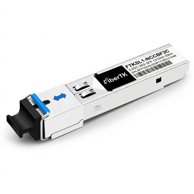 TX-2.5G/RX-1.25G LR+ SFP 1310nm 20km Duplex LC SMF