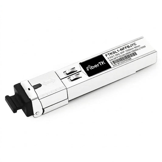 TX-2.5G/RX-1.25G ZR SFP 1550nm 60km Duplex LC SMF