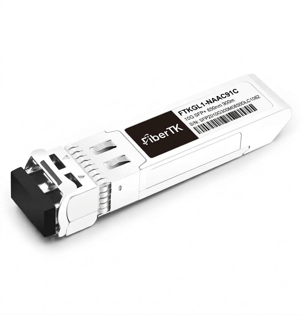 10GBASE-SR SFP+ 850nm 300m on OM3/400m on OM4 Duplex LC MMF