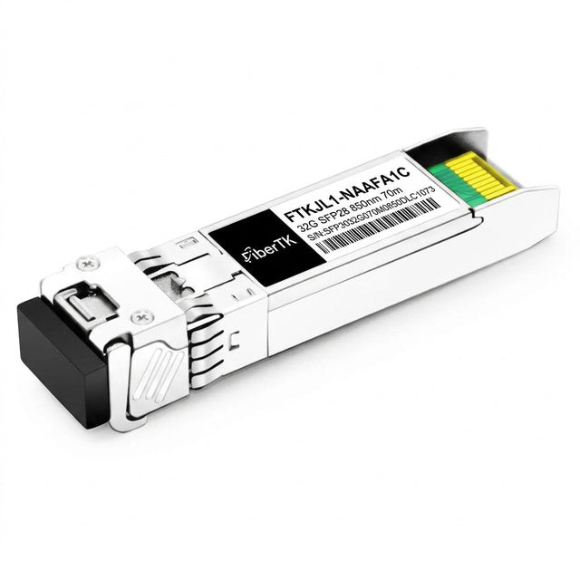 32GBASE-SR SFP28 850nm 70m on OM3/100m on OM4 Duplex LC MMF