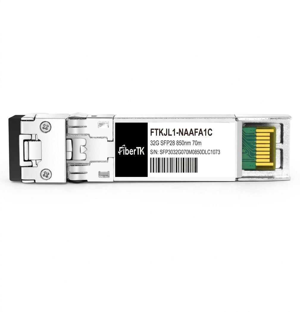 32GBASE-SR SFP28 850nm 70m on OM3/100m on OM4 Duplex LC MMF