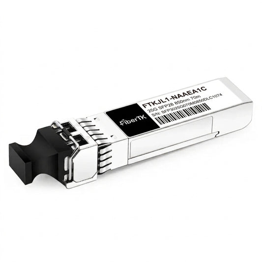 25GBASE-SR SFP28 850nm 70m on OM3/100m on OM4 Duplex LC MMF