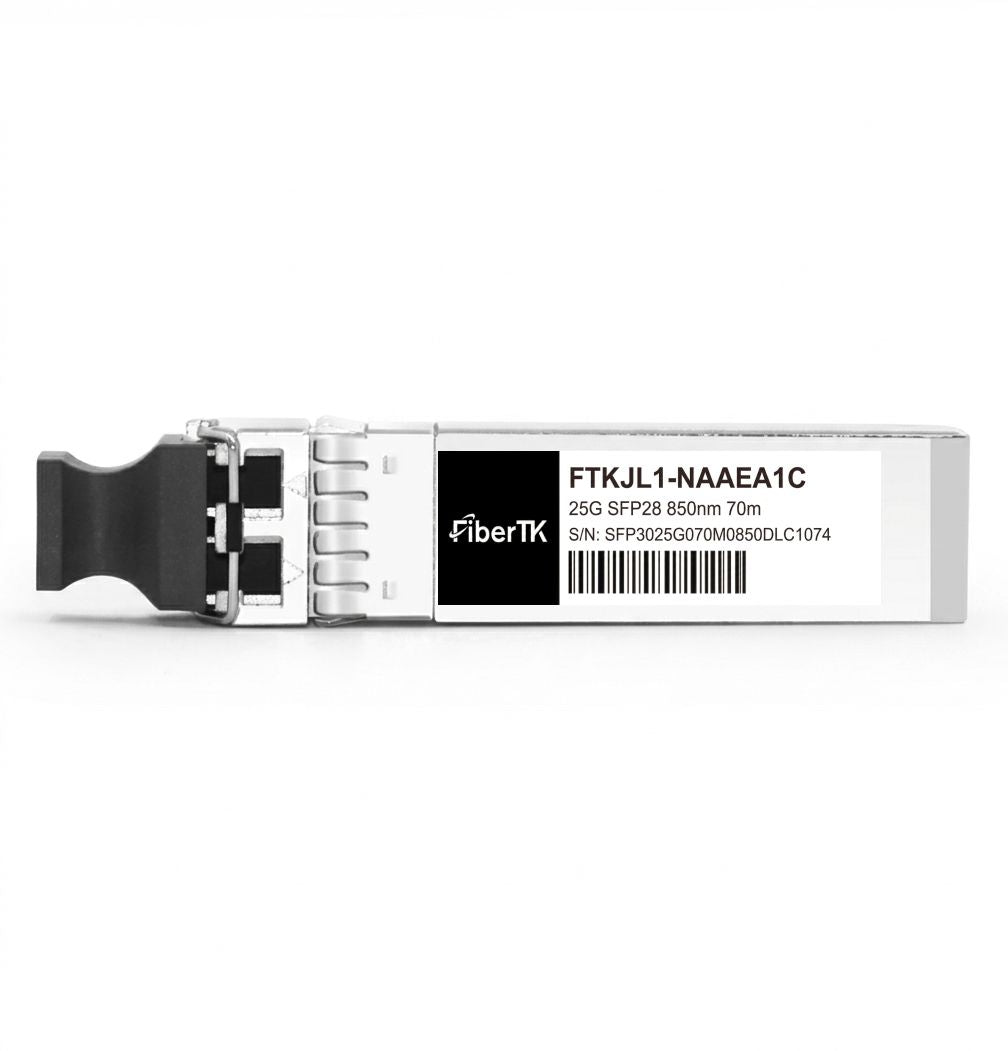 25GBASE-SR SFP28 850nm 70m on OM3/100m on OM4 Duplex LC MMF
