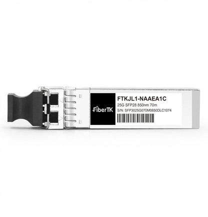 25GBASE-SR SFP28 850nm 70m on OM3/100m on OM4 Duplex LC MMF