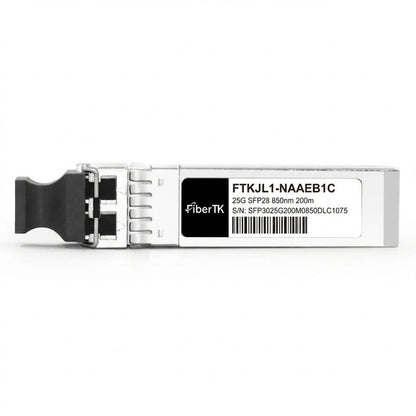 25GBASE-SR SFP28 850nm 200m on OM3/300m on OM4 Duplex LC MMF
