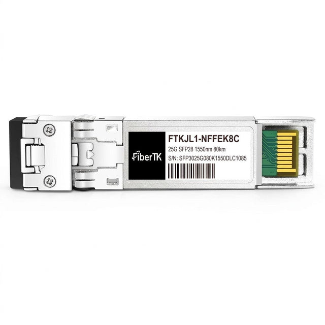 25GBASE-ZR SFP28 1550nm 80km Duplex LC SMF