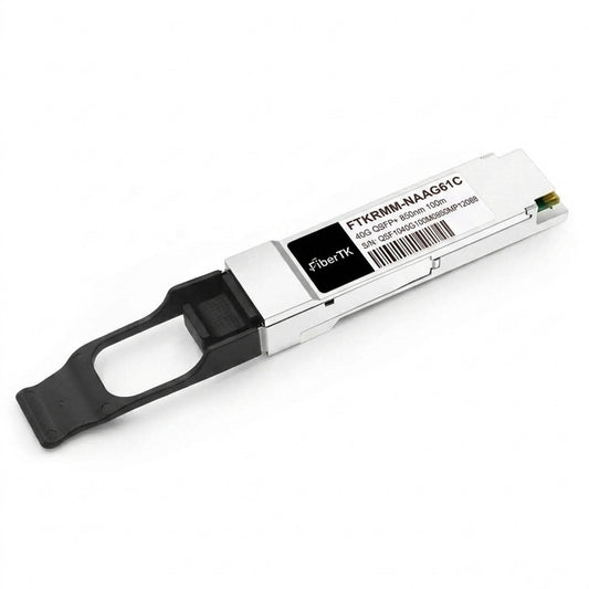 40GBASE-SR QSFP+ 850nm 100m on OM3/150m on OM4 MPO/MTP-12 MMF