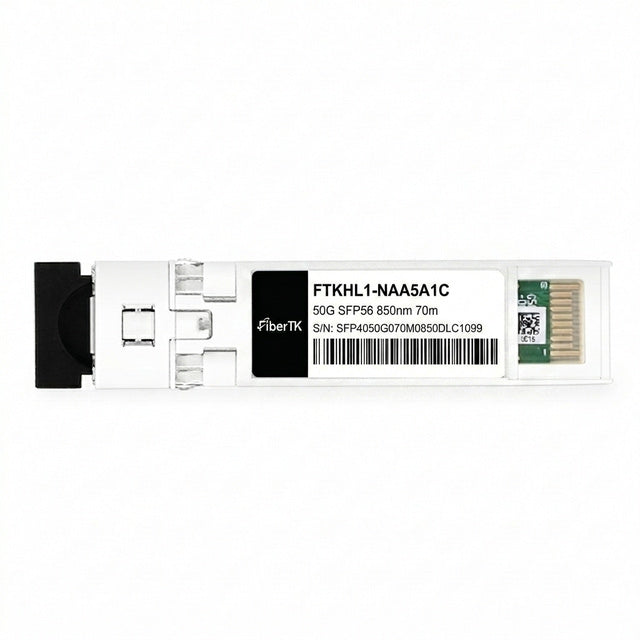50GBASE-SR SFP56 850nm 70m on OM3/100m on OM4 Duplex LC MMF