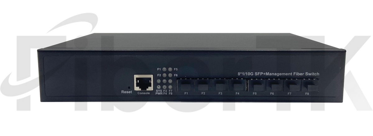 8-Port 10G Managed Fiber Ethernet Switch