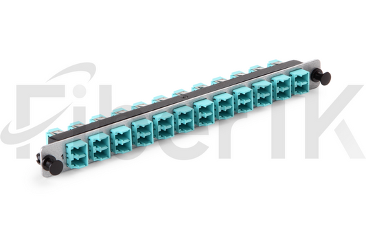 1U 24xLC-Duplex 48-core OM4 Fiber Patch Panel
